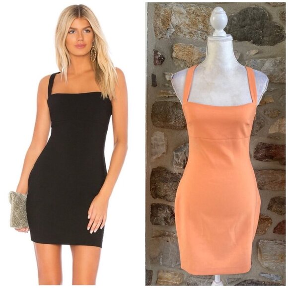 NWT Likely Nahla Bodycon Mini Dress Mandarin Sun $168 Womens 4 - Picture 2 of 12